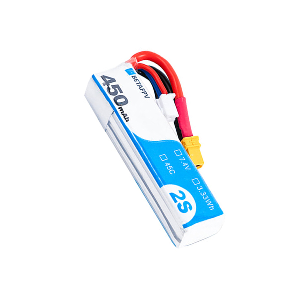 2PCSBETAFPV74V450mAh45C2SLiPoBatteryXT30PlugforFlywooFlyLens85BetafpvPavoPicoMetro85Metro85HDBeta75X-1999952-4