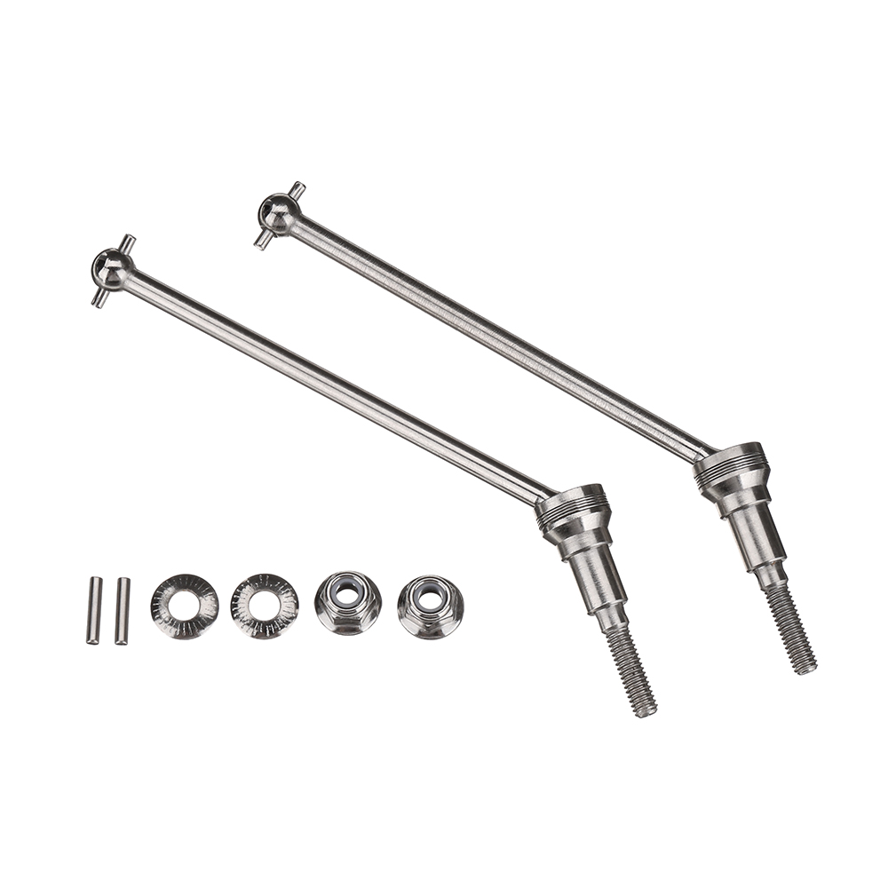 2PCSHBX2996A110RCCarPartsMetalUniversalFrontDriveShaftVehiclesModelsSpareAccessoriesT2111-1994021-4