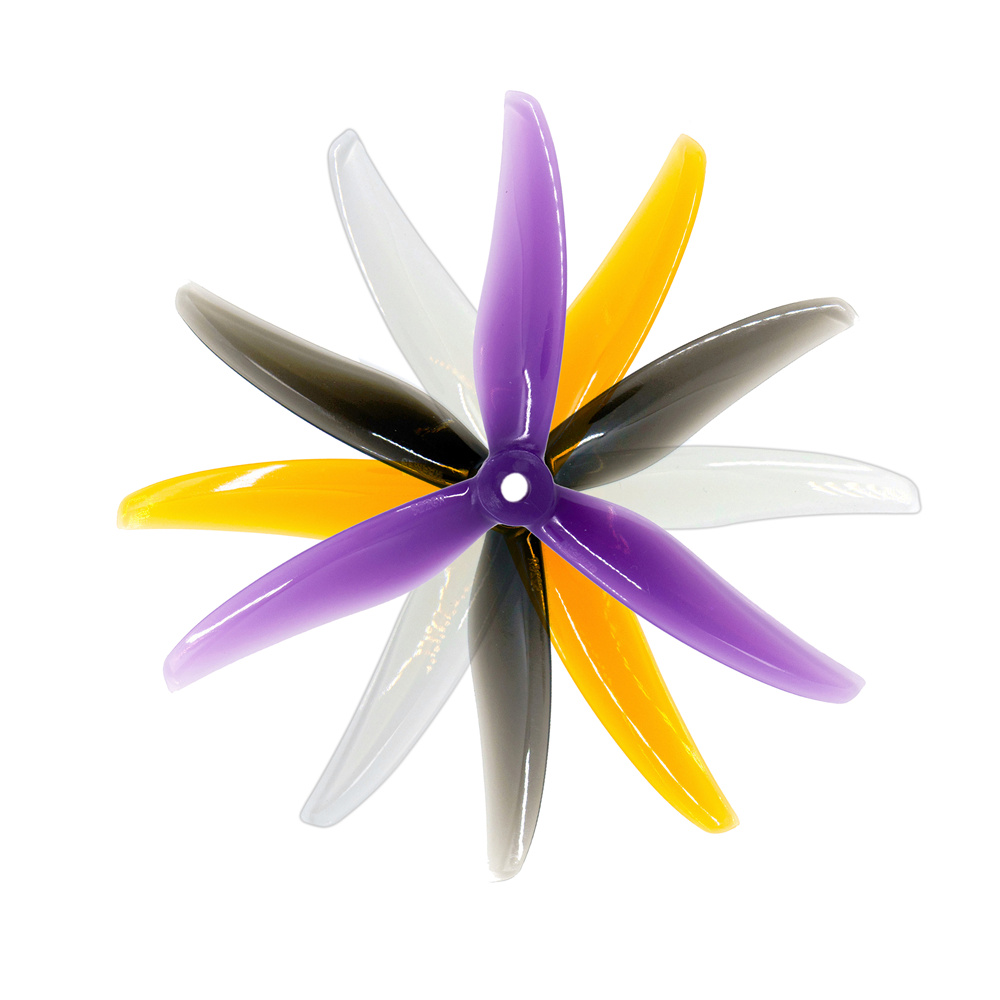 2Pairs10PairsGemfanHurricane523652x3652Inch3-BladeRacingPropellerPowerfulforRCDroneFPVRacing-1865134-1