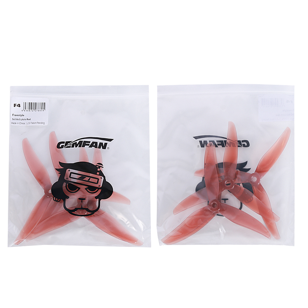 2PairsGemfanFreestyle351Inch3-bladesPropeller5mmHoleCWCCWforFPVRacingRCDrone-1853539-9
