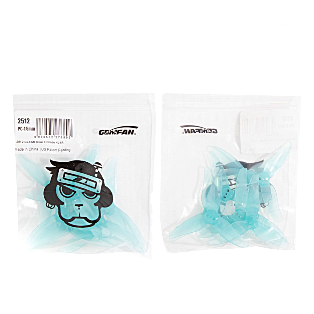 2PairsGemfanHurricane2512Durable3Blade25PropellerforToothpickFPVRacingRCDrone-1748764-5