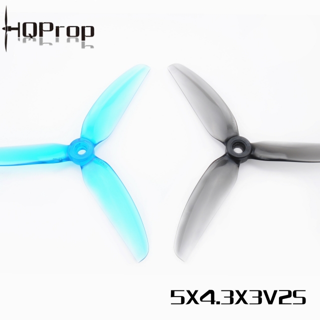 2PairsHQFreestyleProp5X43X3V2S50433-BladePolyCarbonate5InchPropeller2CW2CCWforFPVRacingRCDrone-1645633-1