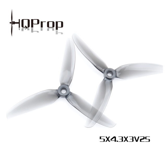 2PairsHQFreestyleProp5X43X3V2S50433-BladePolyCarbonate5InchPropeller2CW2CCWforFPVRacingRCDrone-1645633-2