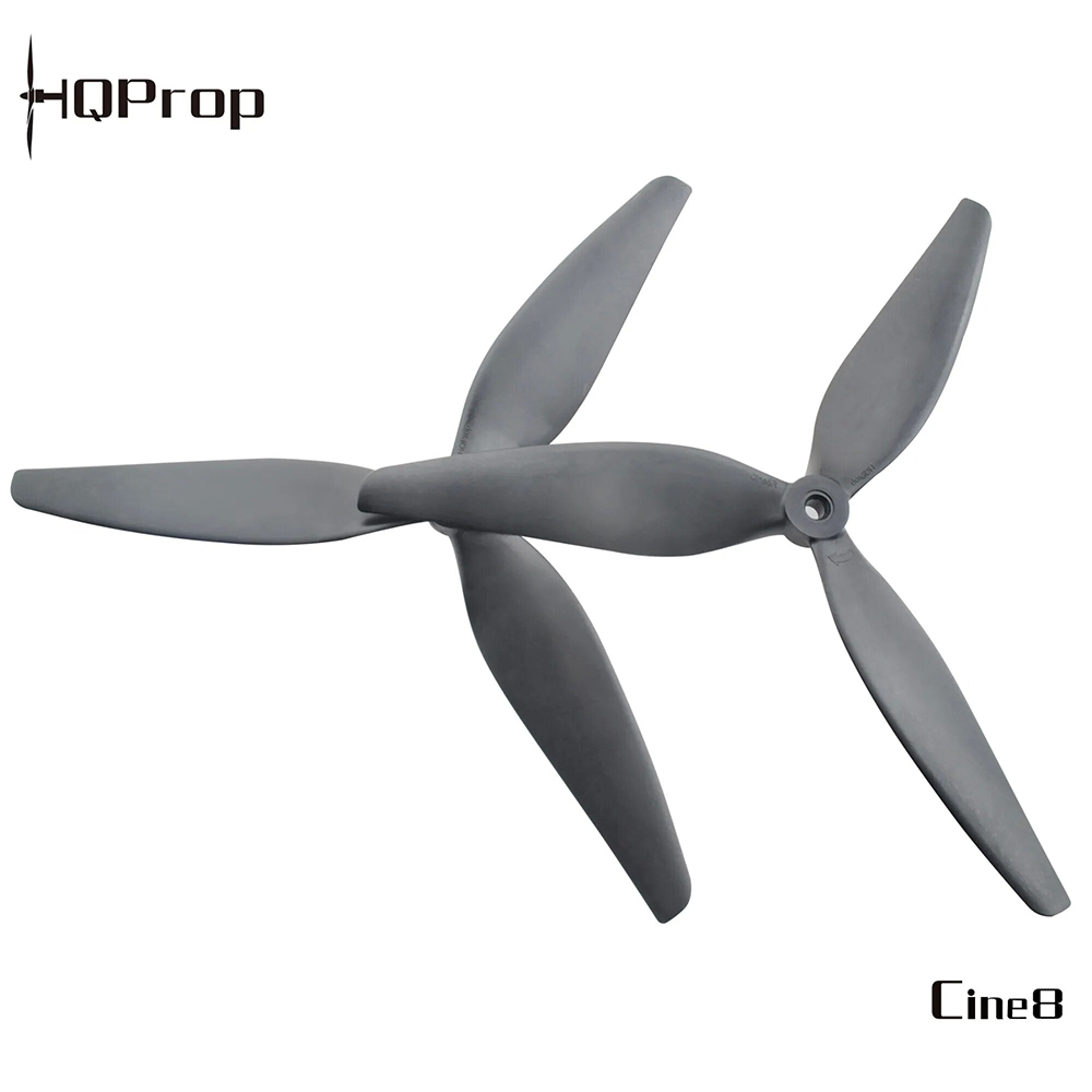 2PairsHQPropHQCine88X45X380458Inch3-BladePropeller5mmHoleGlassFiberReinforcedNylonforLongRangeMulti-2011148-1