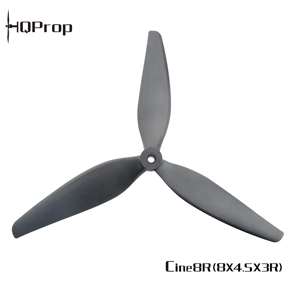 2PairsHQPropHQCine88X45X380458Inch3-BladePropeller5mmHoleGlassFiberReinforcedNylonforLongRangeMulti-2011148-3