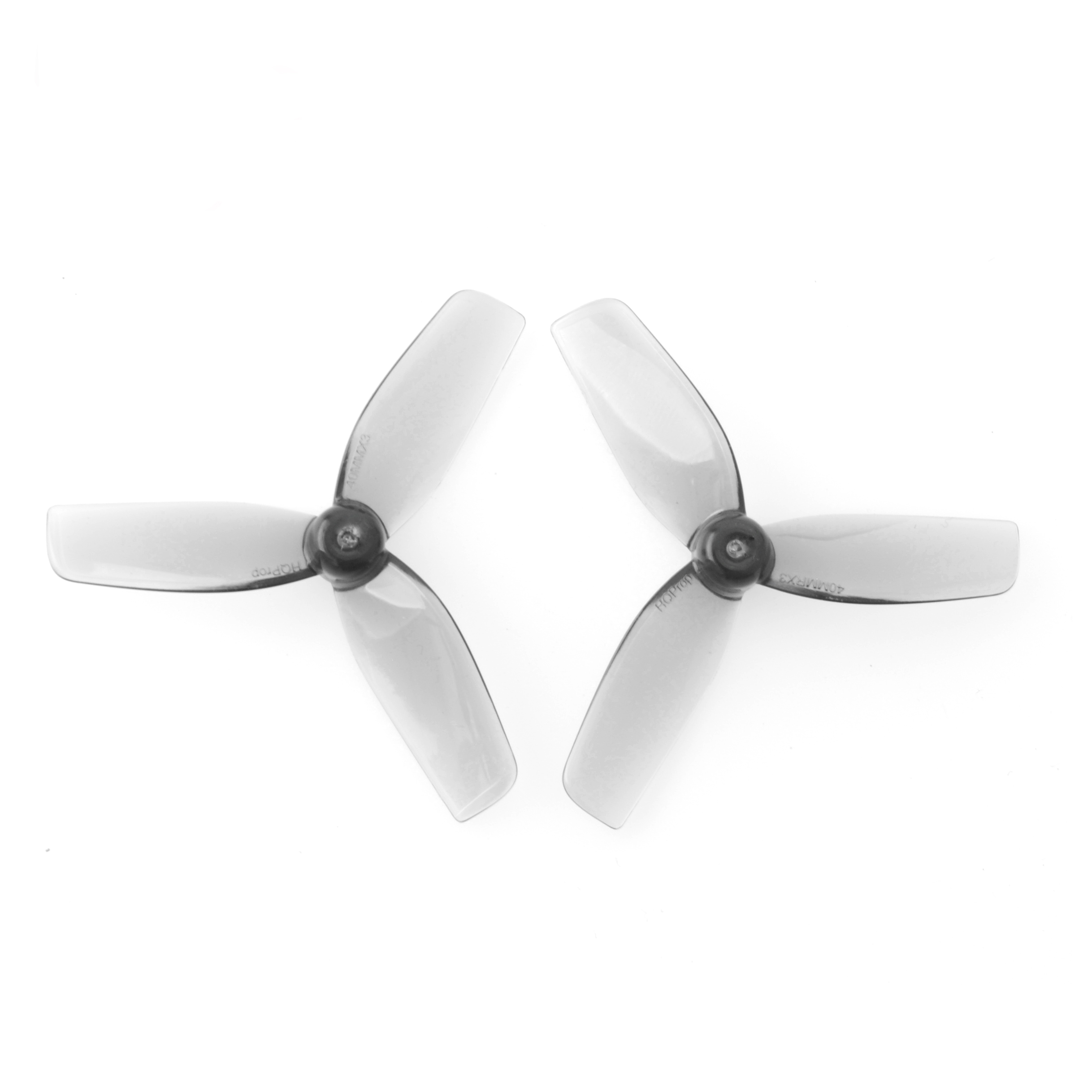 2PairsHQPropMicroWhoop40MM1mmHole3-bladeGreyCWCCWPolyCarbonatePropellerforWhoopFPVRacingDrone-1895245-1