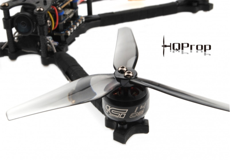 2PairsHQpropDurablePropT4X2X340204Inch3-BladePropellerGrey2CW2CCWPolyCarbonateforFPVRacingRCDrone-1685168-1