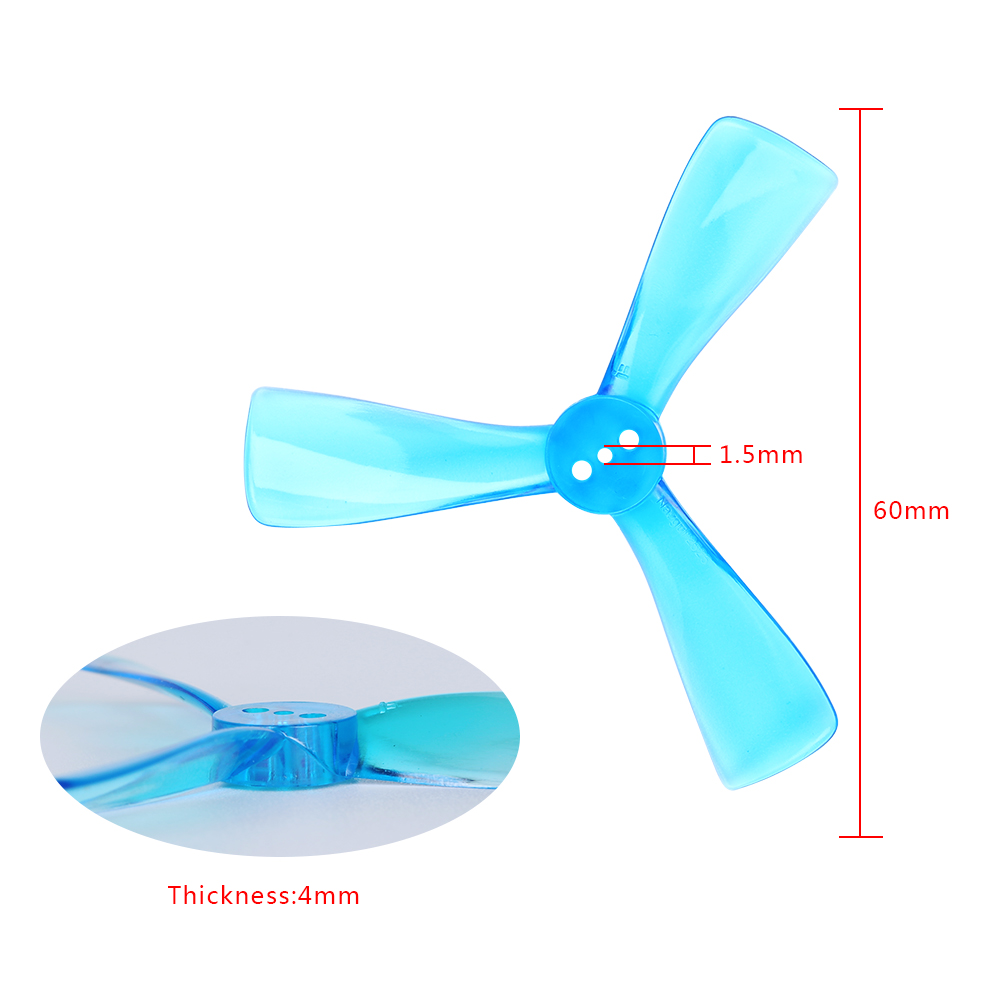2PairsiFlightNazgulCine252525x2525Inch3-BladePropellerforProtek25HDWhoopRCDroneFPVRacing-1781171-5
