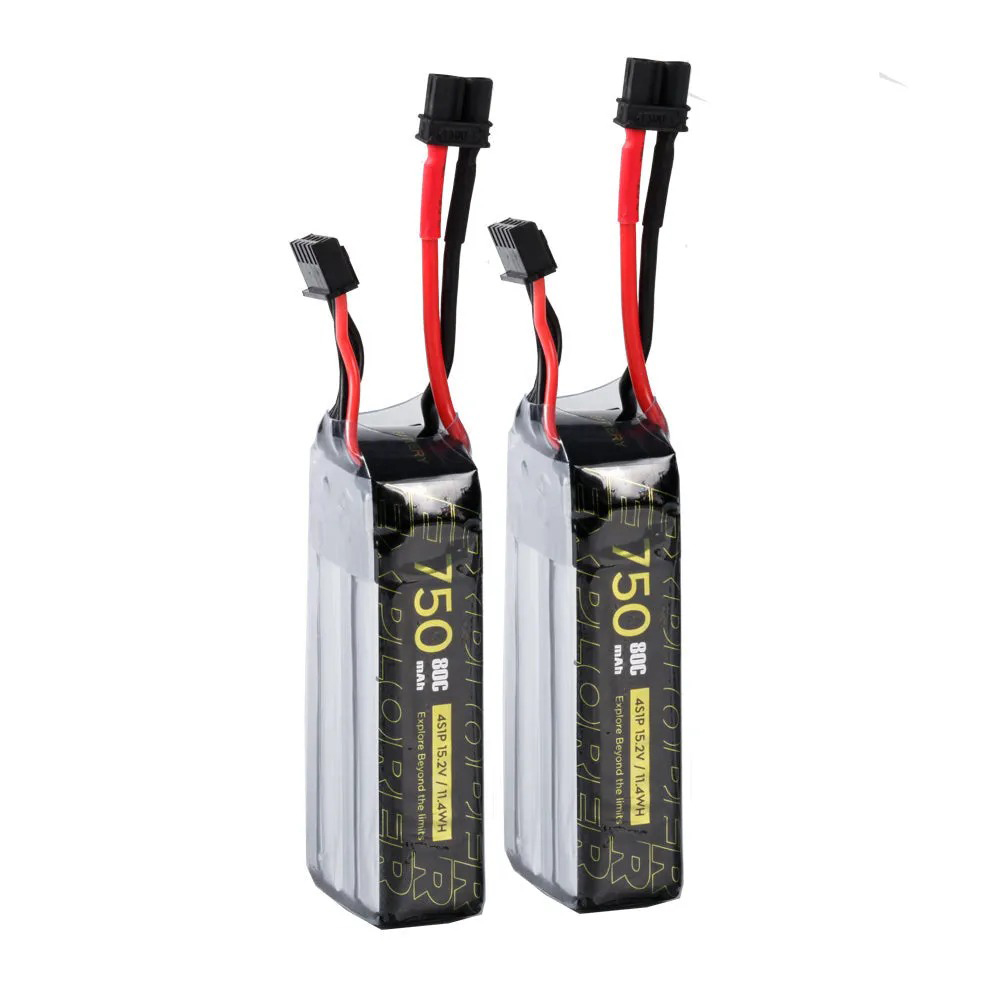 2PcsFlywooExplorer152V750mAh80C4SHV80CLipoBatteryXT30Plug-2009195-2