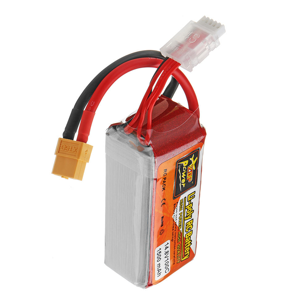 2PcsZOPPOWER148V1500mAH100C4SLipoBatteryWithXT60PlugForRCModels-1641686-5