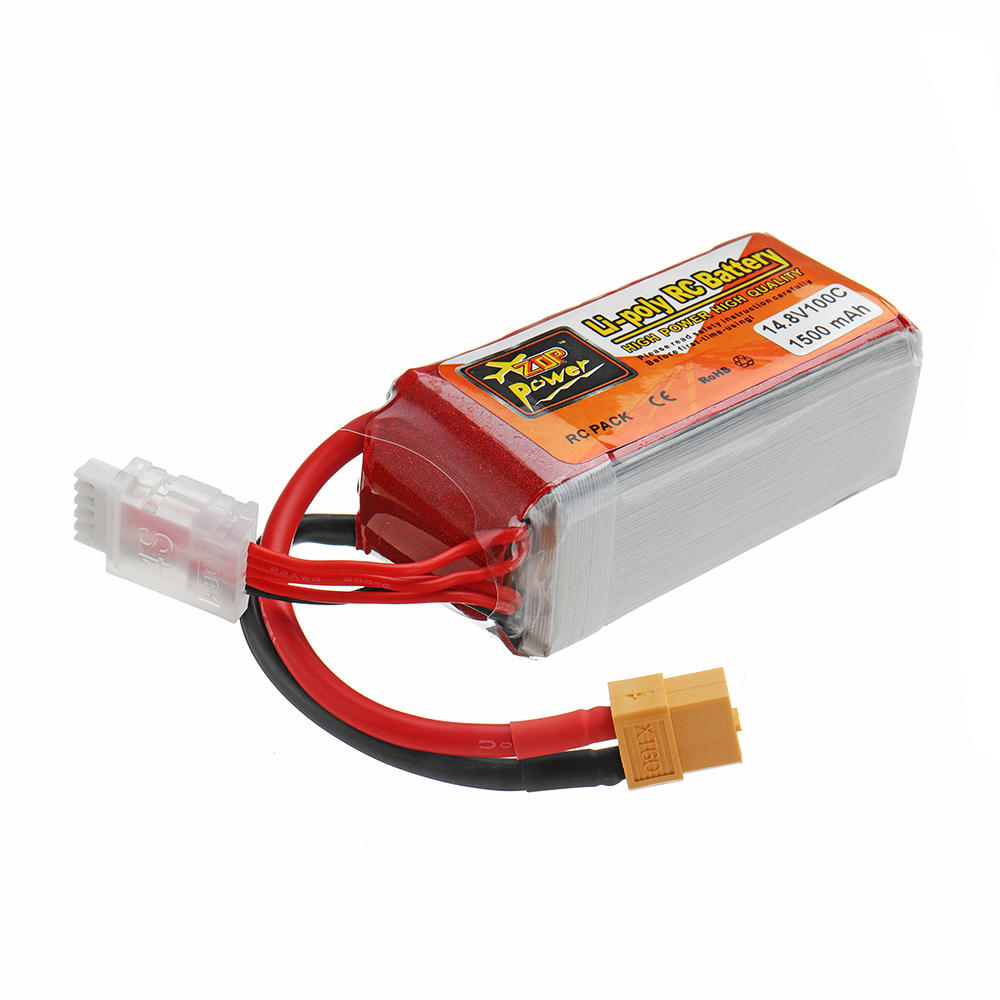 2PcsZOPPOWER148V1500mAH100C4SLipoBatteryWithXT60PlugForRCModels-1641686-7