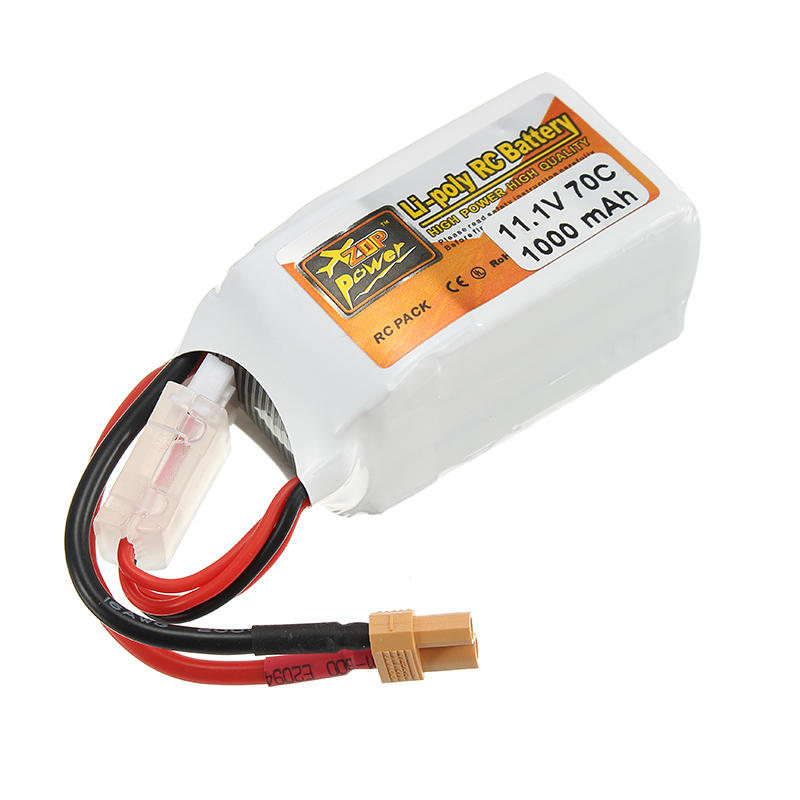 2PcsZOPPower111V1000mAh70C3SLipoBatteryXT30Plug-1642546-2