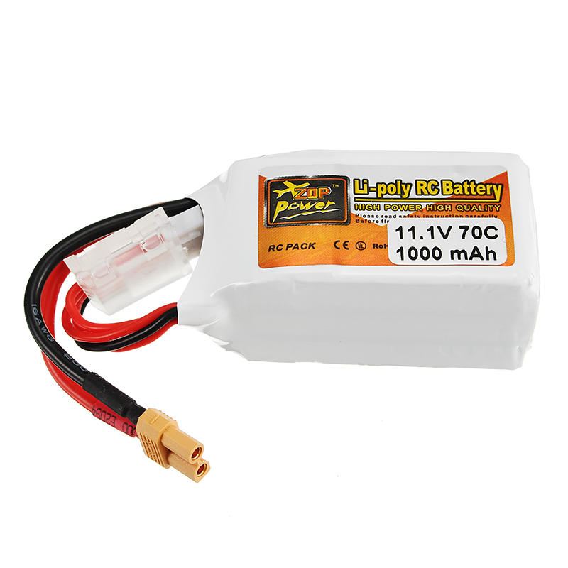 2PcsZOPPower111V1000mAh70C3SLipoBatteryXT30Plug-1642546-3