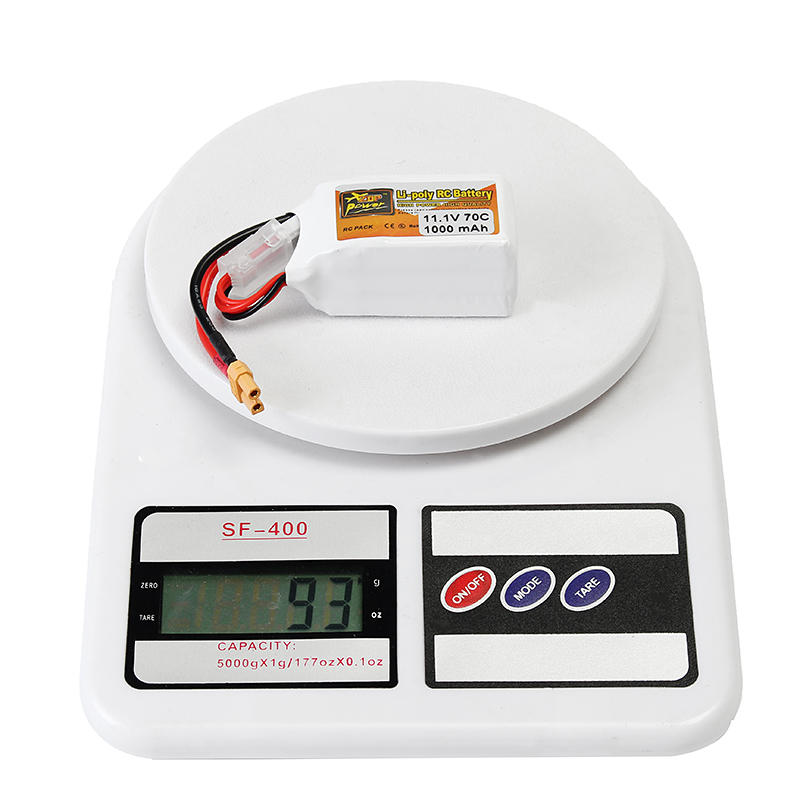 2PcsZOPPower111V1000mAh70C3SLipoBatteryXT30Plug-1642546-6