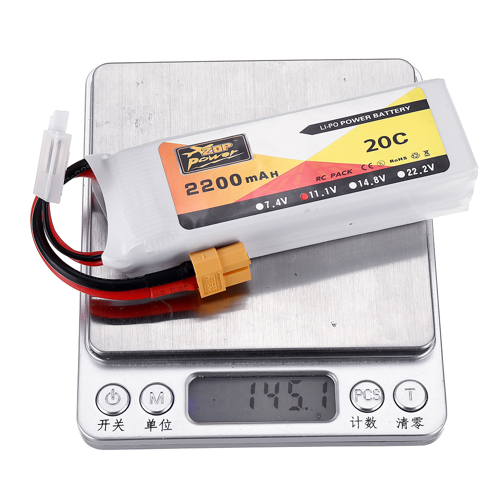 2PcsZOPPower111V2200mAh3S20CLipoBatteryXT60PlugforEachineWizardX220FPVRacingRCDrone-1762850-9