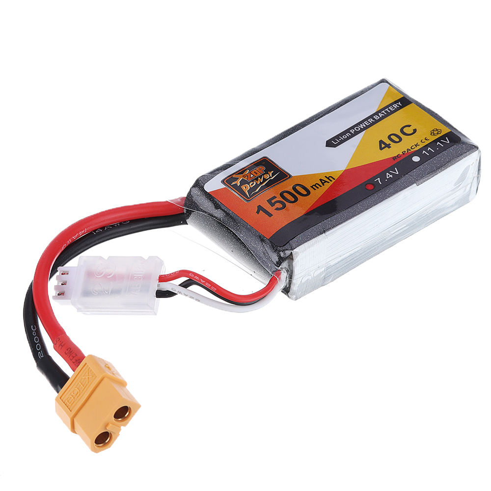 2PcsZOPPower74V1500mAh40C2SLipoBatteryXT60Plug-1655157-8