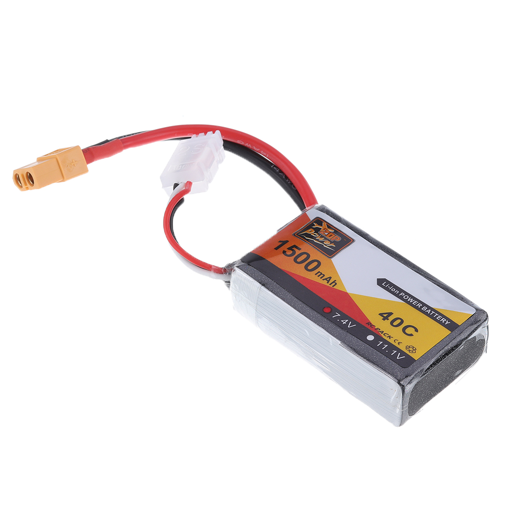 2PcsZOPPower74V1500mAh40C2SLipoBatteryXT60Plug-1655157-9