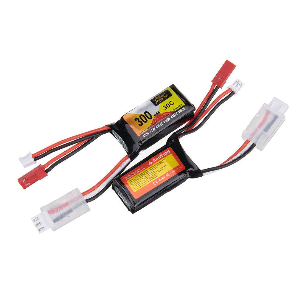 2PcsZOPPower74V300mAh30C2SLiPoBatteryPH20PlugforRCDrone-1978413-3