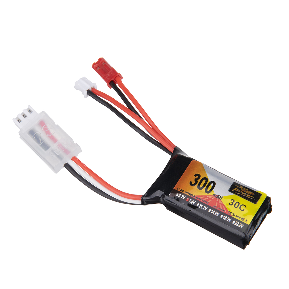 2PcsZOPPower74V300mAh30C2SLiPoBatteryPH20PlugforRCDrone-1978413-5