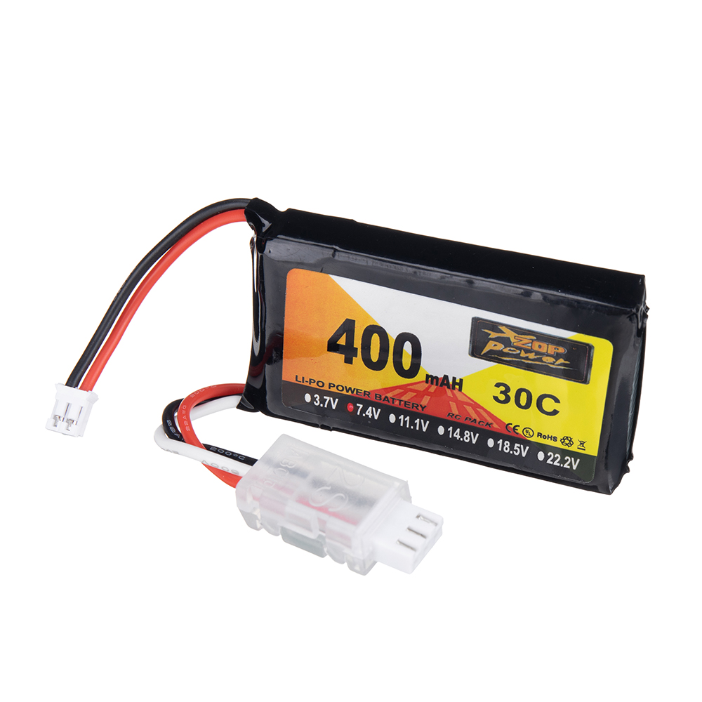 2PcsZOPPower74V400mAh30C2SLiPoBatteryPH20PlugforRCDrone-1978407-3
