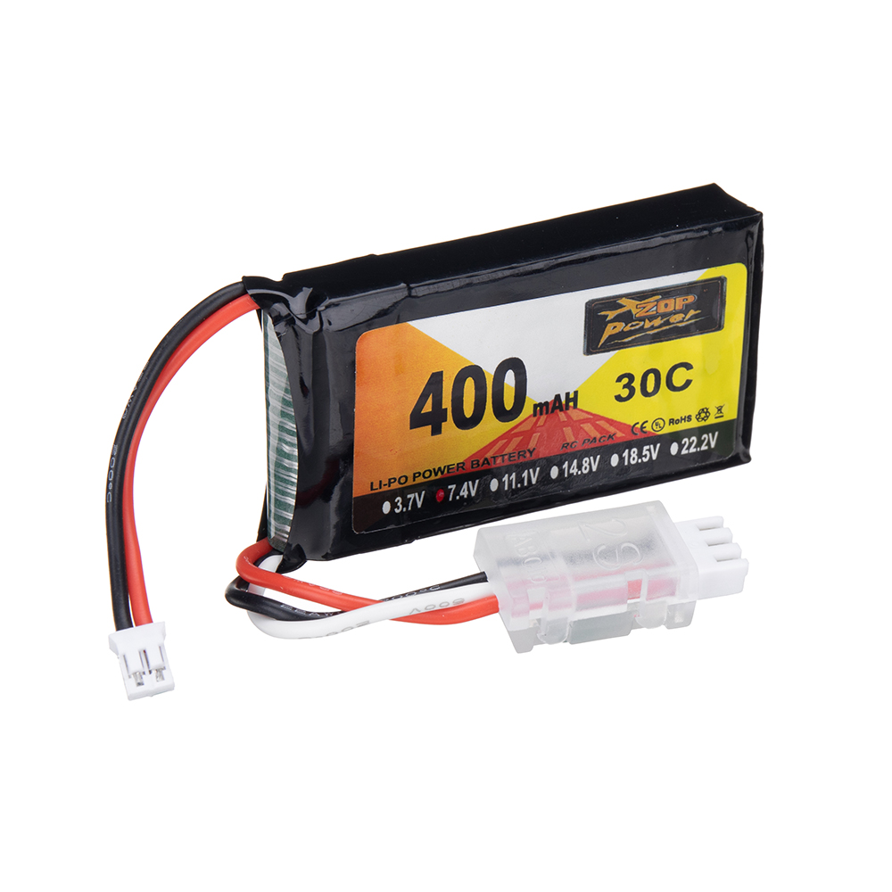 2PcsZOPPower74V400mAh30C2SLiPoBatteryPH20PlugforRCDrone-1978407-7