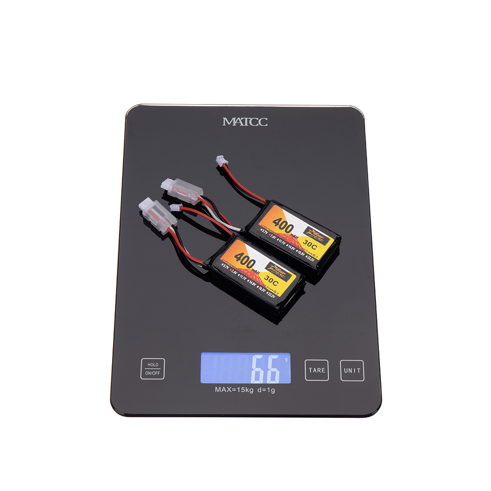 2PcsZOPPower74V400mAh30C2SLiPoBatteryPH20PlugforRCDrone-1978407-9