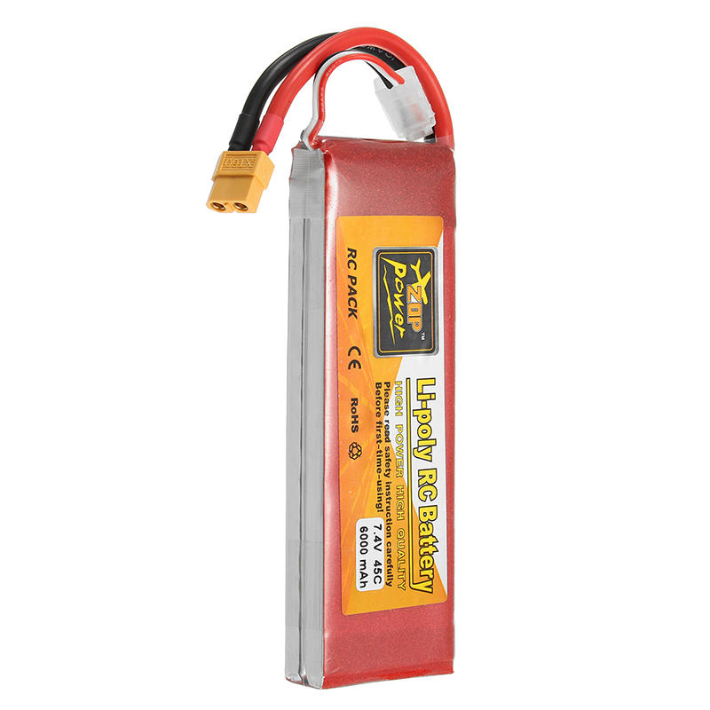 2PcsZOPPower74V6000mAh45C2SLipoBatteryXT60PlugForRcRacingCar-1643994-4
