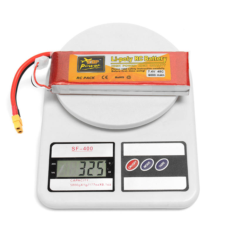 2PcsZOPPower74V6000mAh45C2SLipoBatteryXT60PlugForRcRacingCar-1643994-6