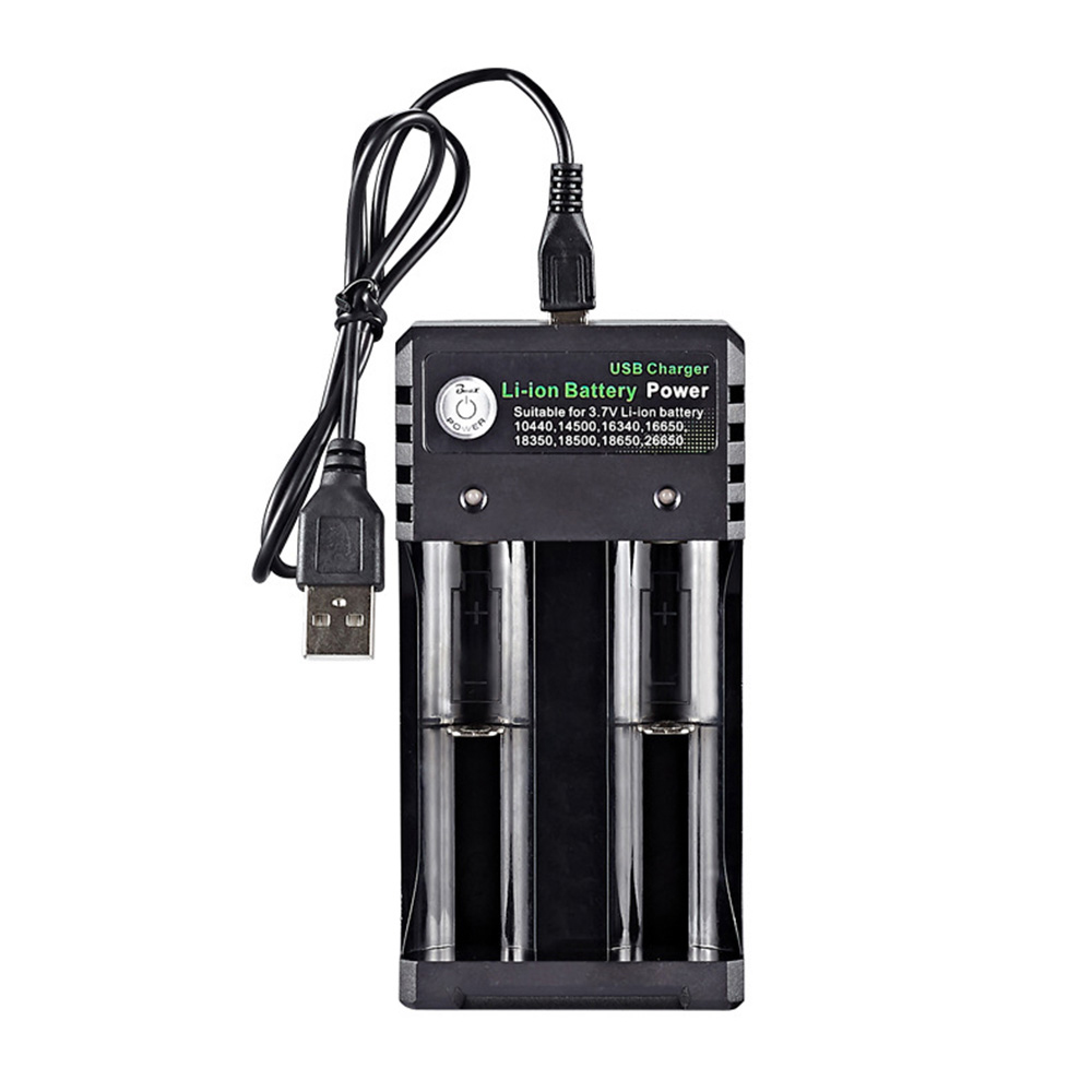 2Slot18650BatteryChargerCH2USBDC5V1-2AInputDC42V1000mAOutputfor37VLi-ionBattery104401450016340166501-1994291-10