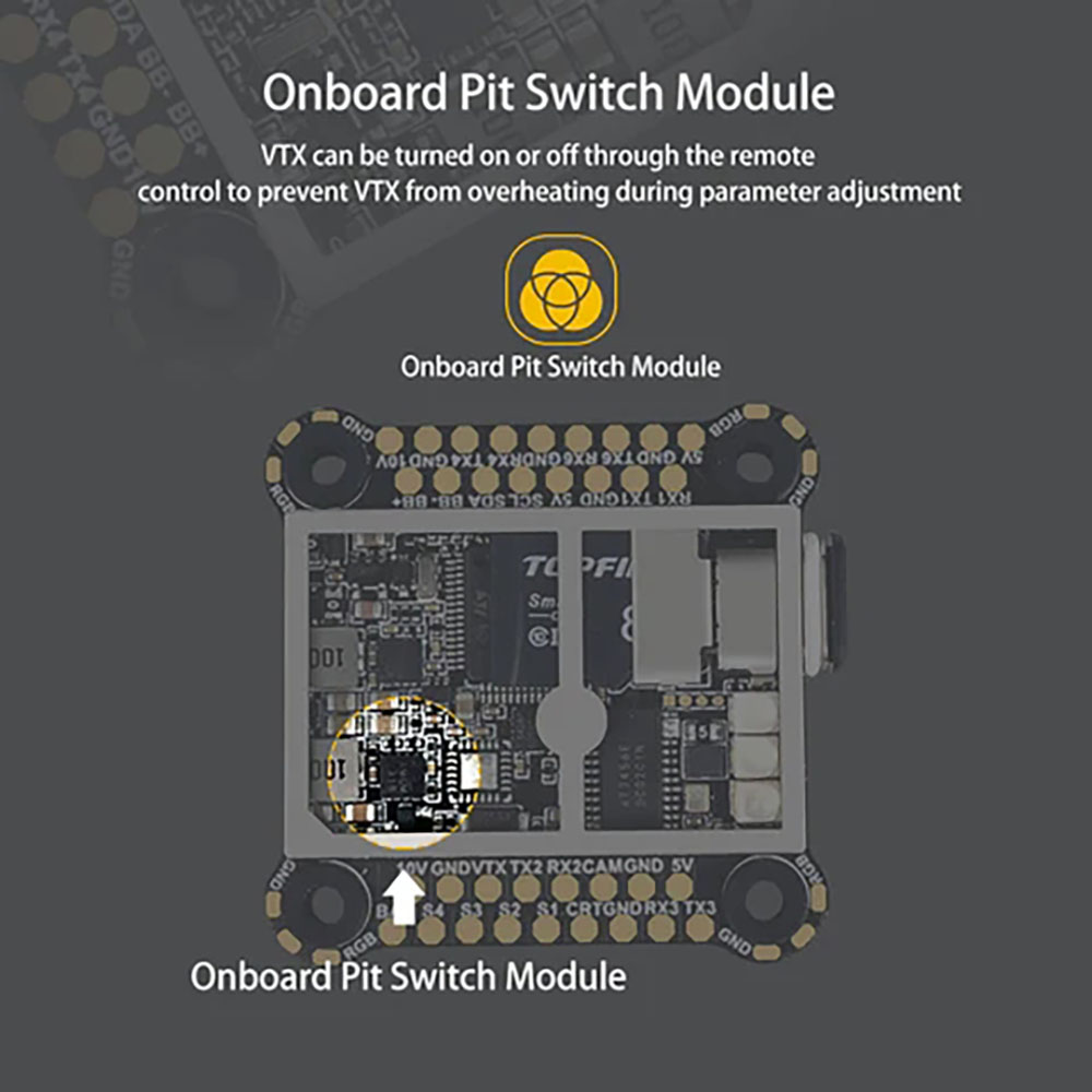 305x305mmDarwinFPVCementUltraDurableF7OSDFlightControllerw5V10VBEC100A3-6S4in1ESCWaterproofStackfor5-1999009-10