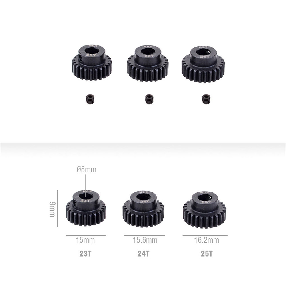 3PCSM0617T-28TMetalPinionMotorGearfor5mmShaft18RCCarEngineSpareParts-1582657-4