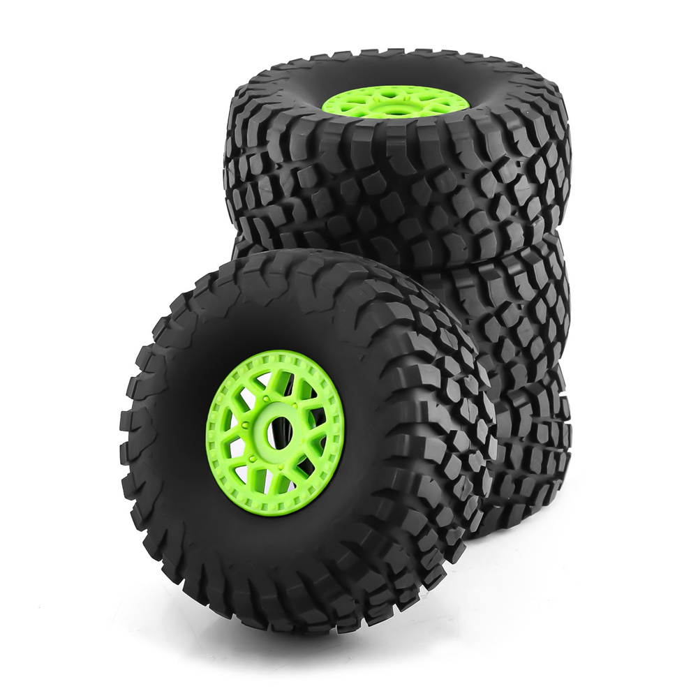 4PCS17mmHexRCWheelandTireSet138mmDesertTruckTiresFitfor1718ShortCourseTruckARRMAMojaveYK4072DF7RCCar-1996961-4