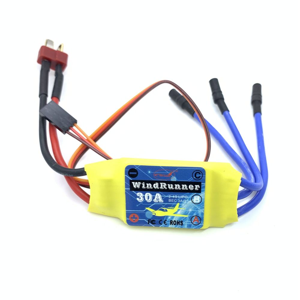 4PCSBrushlessESC30ASpeedControlT-Plugfor2212BrushlessMotorKTSU27RCAirplaneFPVRacingDroneRCCarBoat-1682004-1