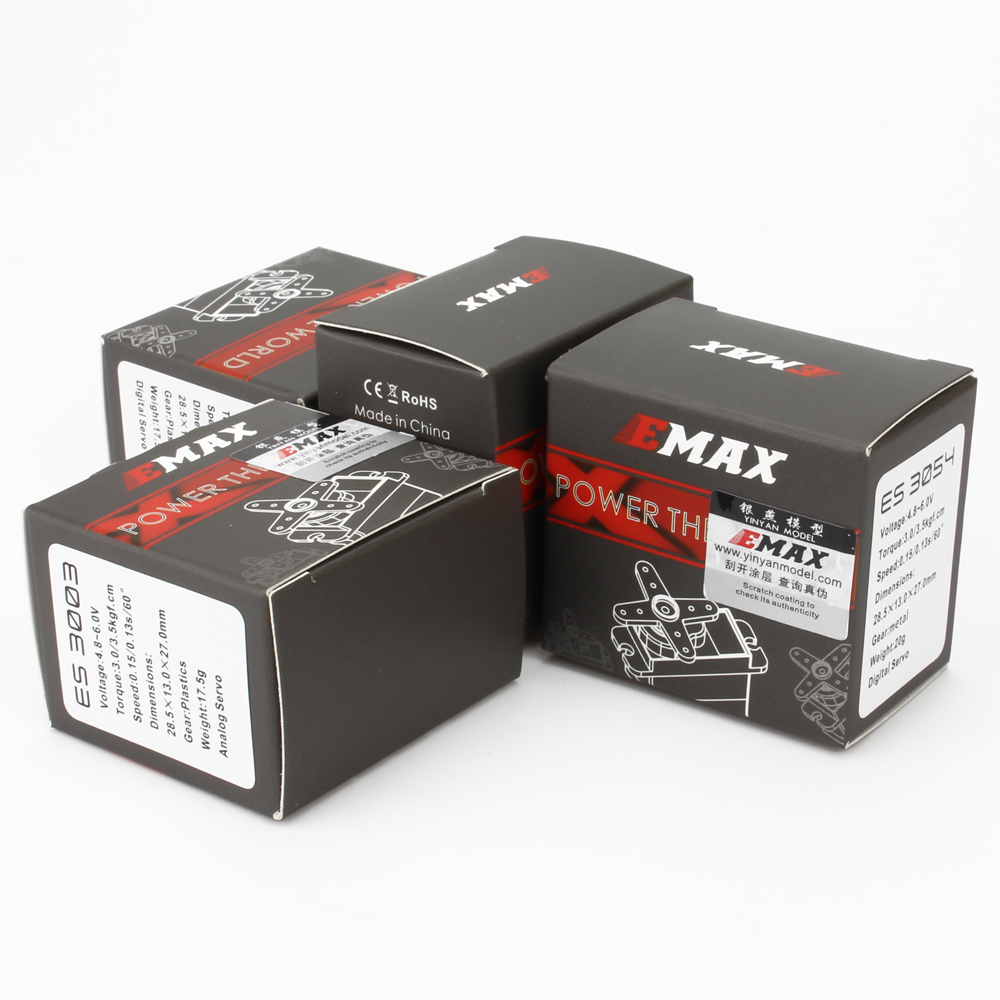 4PCSEmaxES305417g35kg013secMetalGearDigitalServoForRCAirplaneES3154UpgradedVersion-1428427-5
