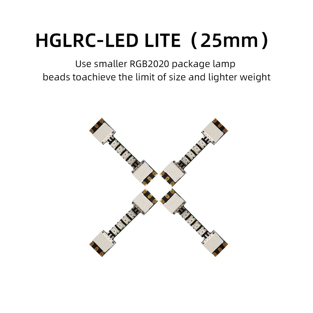 4PCSHGLRCLEDLite5VRGBLEDLightStrip25mmforRCFPVRacingDrone-2002118-1