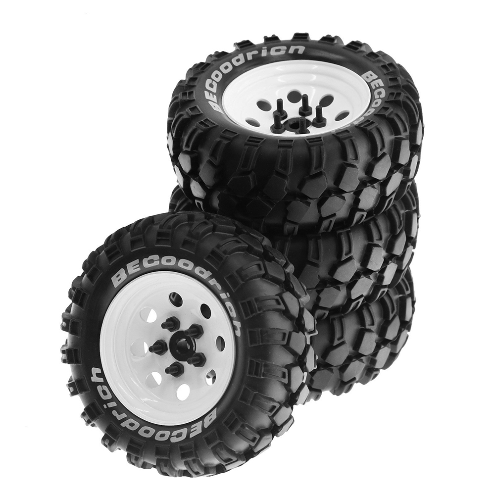 4PCSOffRoadTiresWheel19inchfor18RCRacingCrawlerCarFMSNT4SCX10W136RCCarPartsOneLineHexAdapter-1999085-1