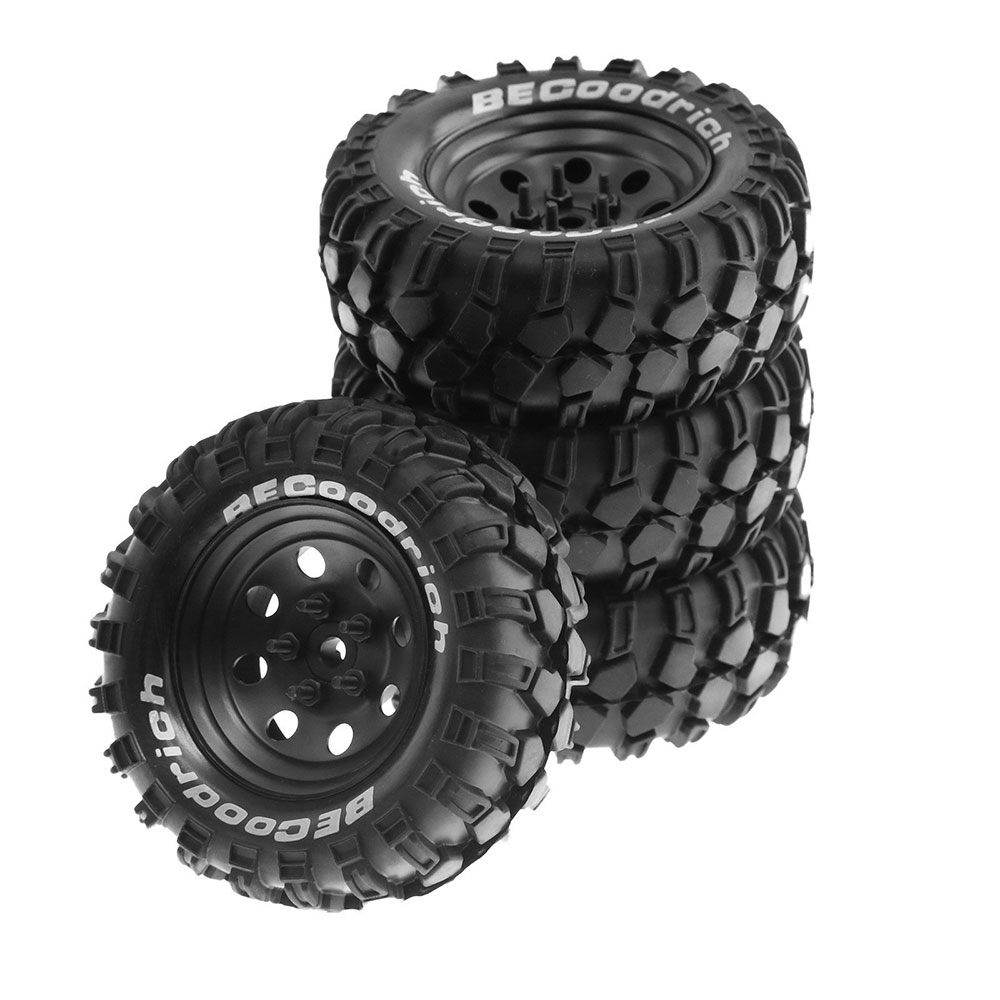 4PCSOffRoadTiresWheel19inchfor18RCRacingCrawlerCarFMSNT4SCX10W136RCCarPartsOneLineHexAdapter-1999085-2