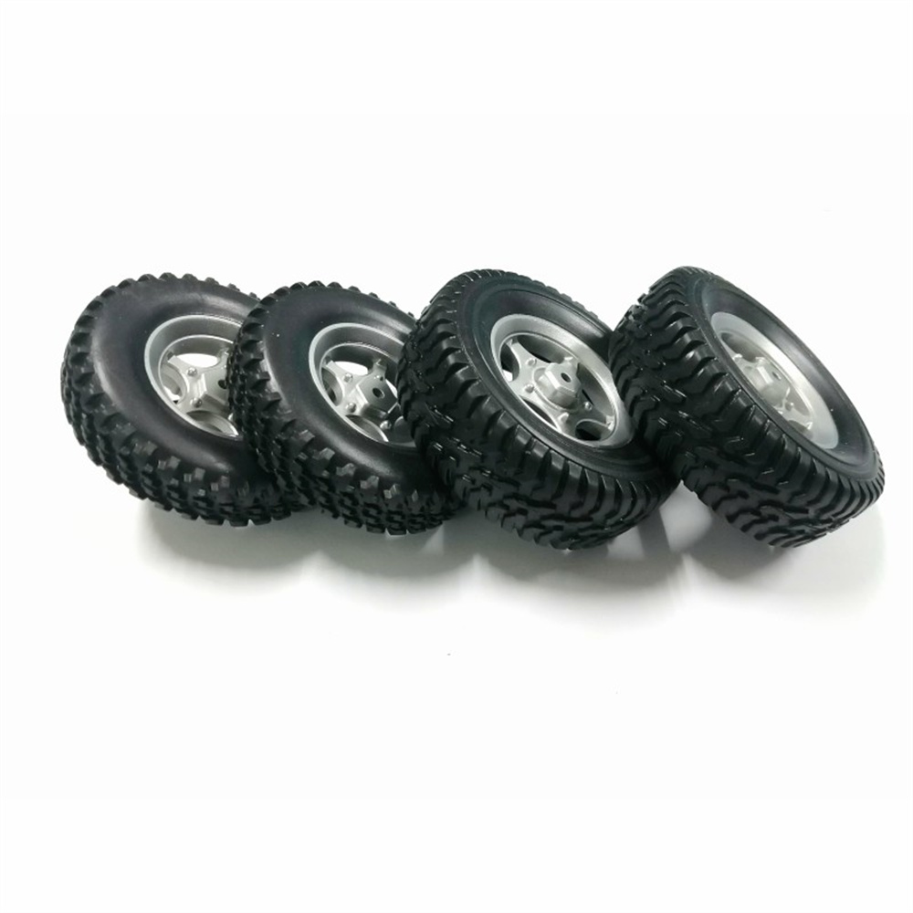 4PCSSGPINECONEFORSET1612WPLWP14116RCCarPartsTiresWheelsRimsFrontRearGlued1612-021VehiclesModelsSpare-1995124-2