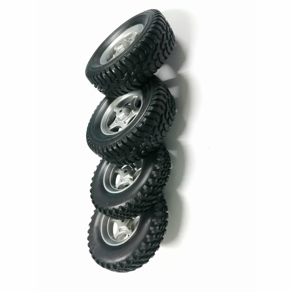 4PCSSGPINECONEFORSET1612WPLWP14116RCCarPartsTiresWheelsRimsFrontRearGlued1612-021VehiclesModelsSpare-1995124-3