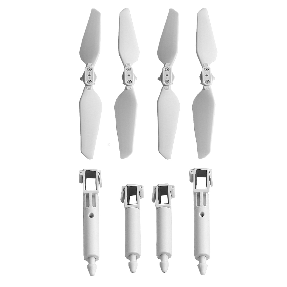 4PCSSparePropellerswith4PCSShockAbsorberLandingGearExtendedHeightenLegTripodforFIMIX8SE2020X8SE2022R-1978144-8