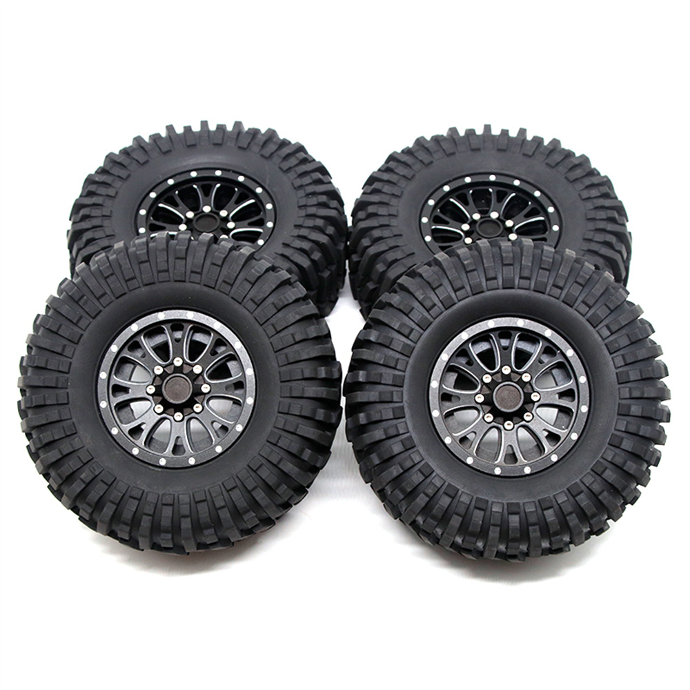 4PCSTiresMetalRimsWheel22inch12mmHexCrawlerSCX10TRX4TRX6YIKONGYK40824012RGT110RCCarVehiclesModelPart-1961085-1