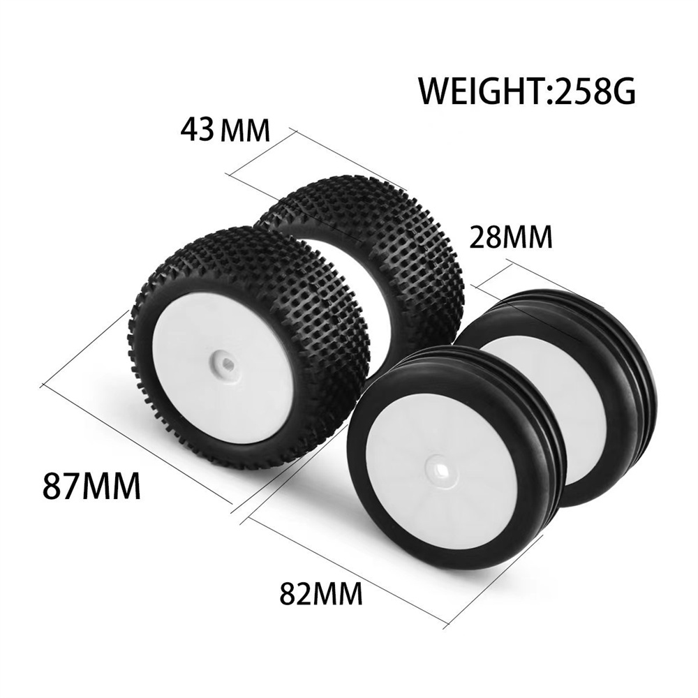 4PCSTiresWheels12mmHexOff-RoadforXRAYXB2DIRTSRX2SRX4BanditTeknoEB410yokomoyz4110RCCarVehiclesModelPa-1975616-3