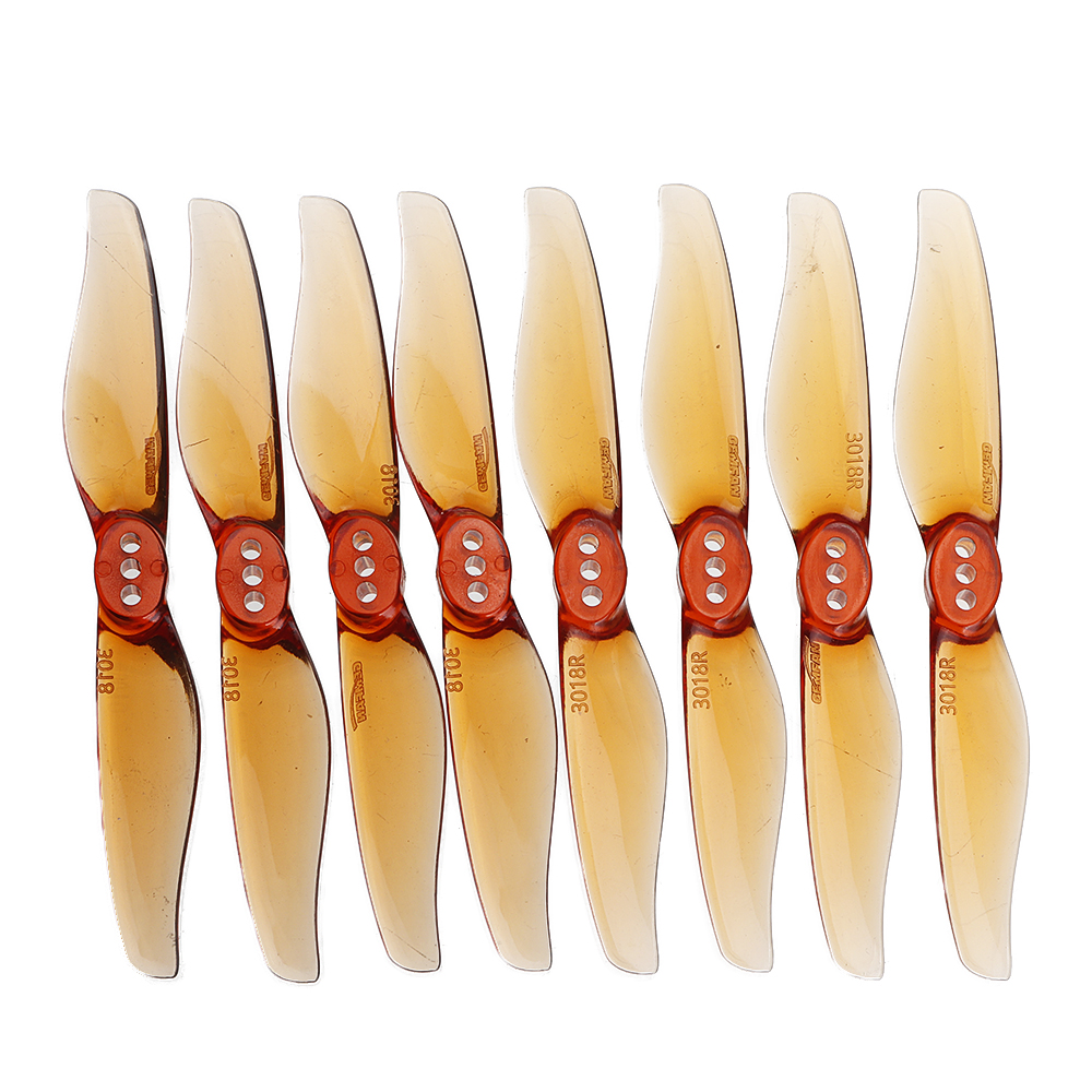 4PairsGemfanHurricane30183x183Inch2-BladePropeller2mmHoleTMountforRCDroneFPVRacing-1583755-6