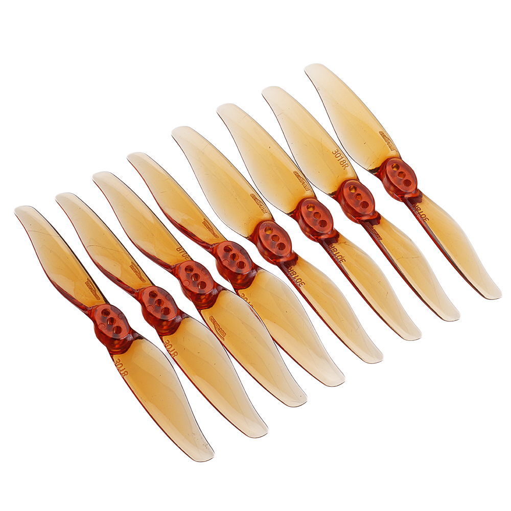 4PairsGemfanHurricane30183x183Inch2-BladePropeller2mmHoleTMountforRCDroneFPVRacing-1583755-7