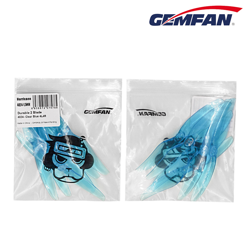 4PairsGemfanHurricane40242-blade4InchPCPropellerfor1408-1506BrushlessMotorRCDroneFPVRacing-1657418-9
