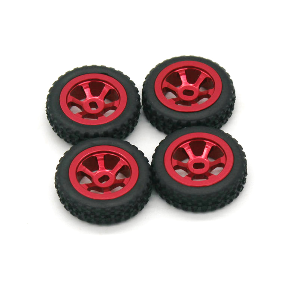4Pcs128MetalRallyTireforWltoys284131K989K979RCCarVehicleModelsParts-1936475-2