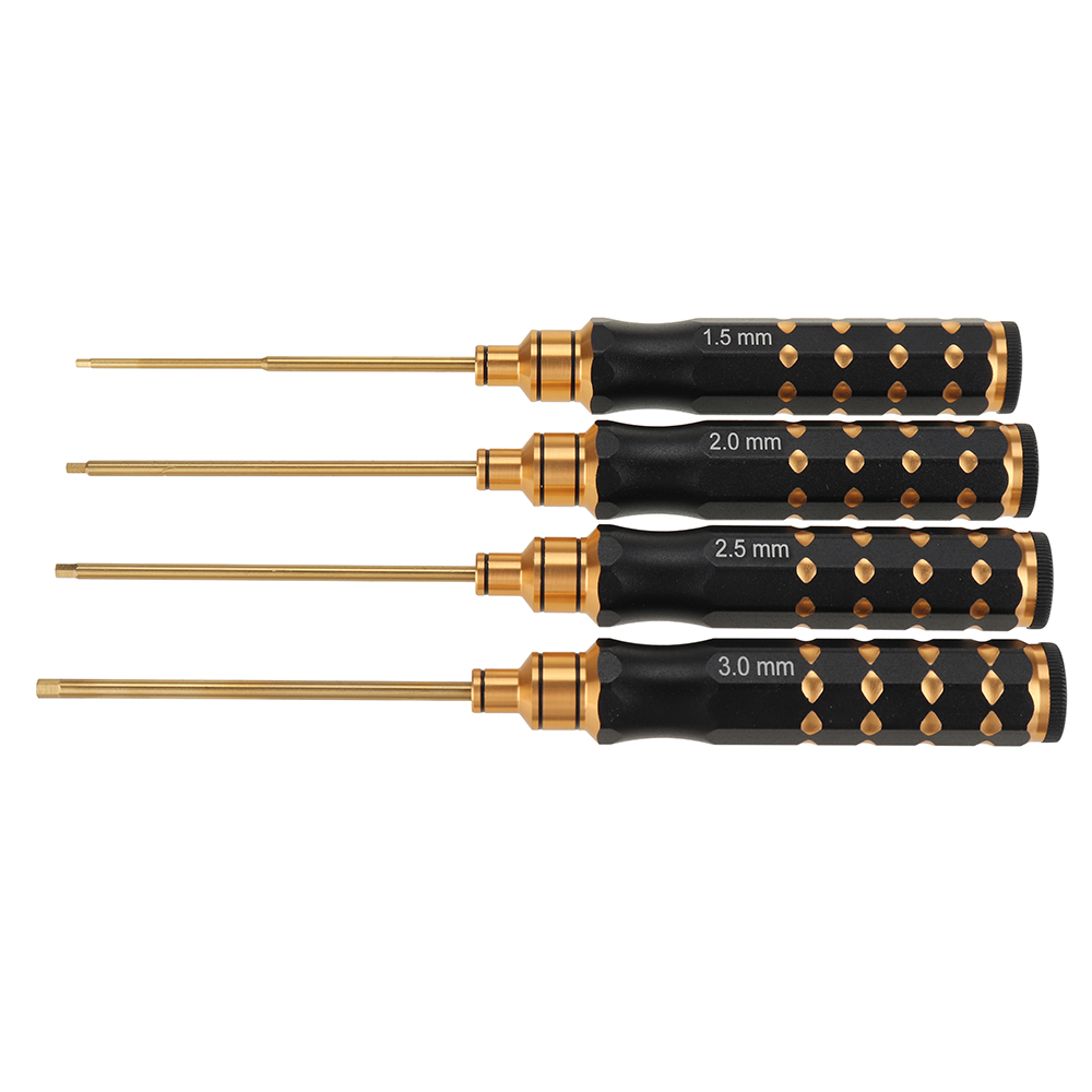 4Pcs15202530mmTitaniumAlloyHexScrewdriverToolKitforRCFPVDrone-1972170-1