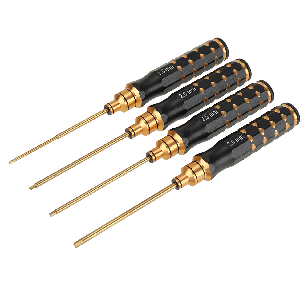 4Pcs15202530mmTitaniumAlloyHexScrewdriverToolKitforRCFPVDrone-1972170-2