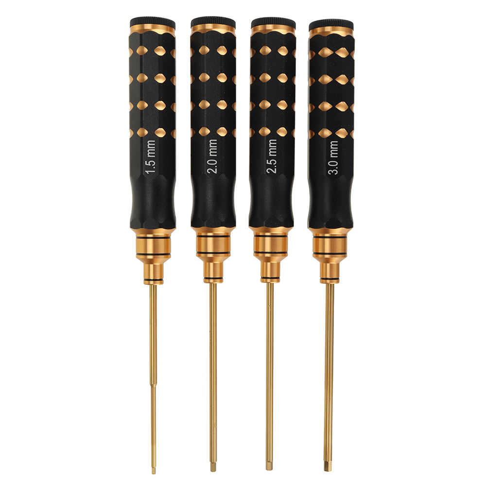 4Pcs15202530mmTitaniumAlloyHexScrewdriverToolKitforRCFPVDrone-1972170-4