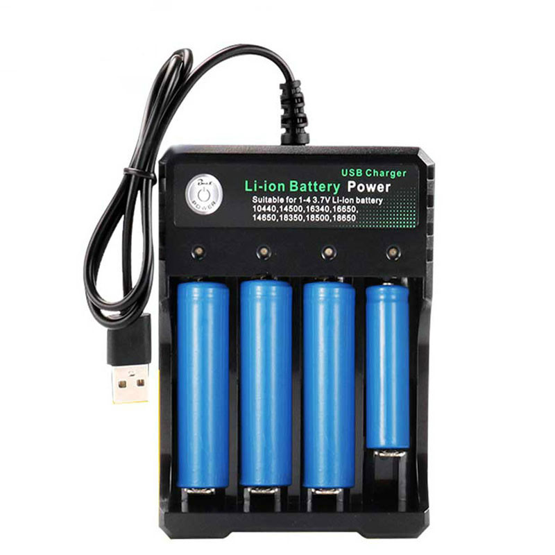 4Slots110V220V18650USBBatteryChargerfor37VRechargeableLithium10440145001634016650146501835018500Batt-1983421-1